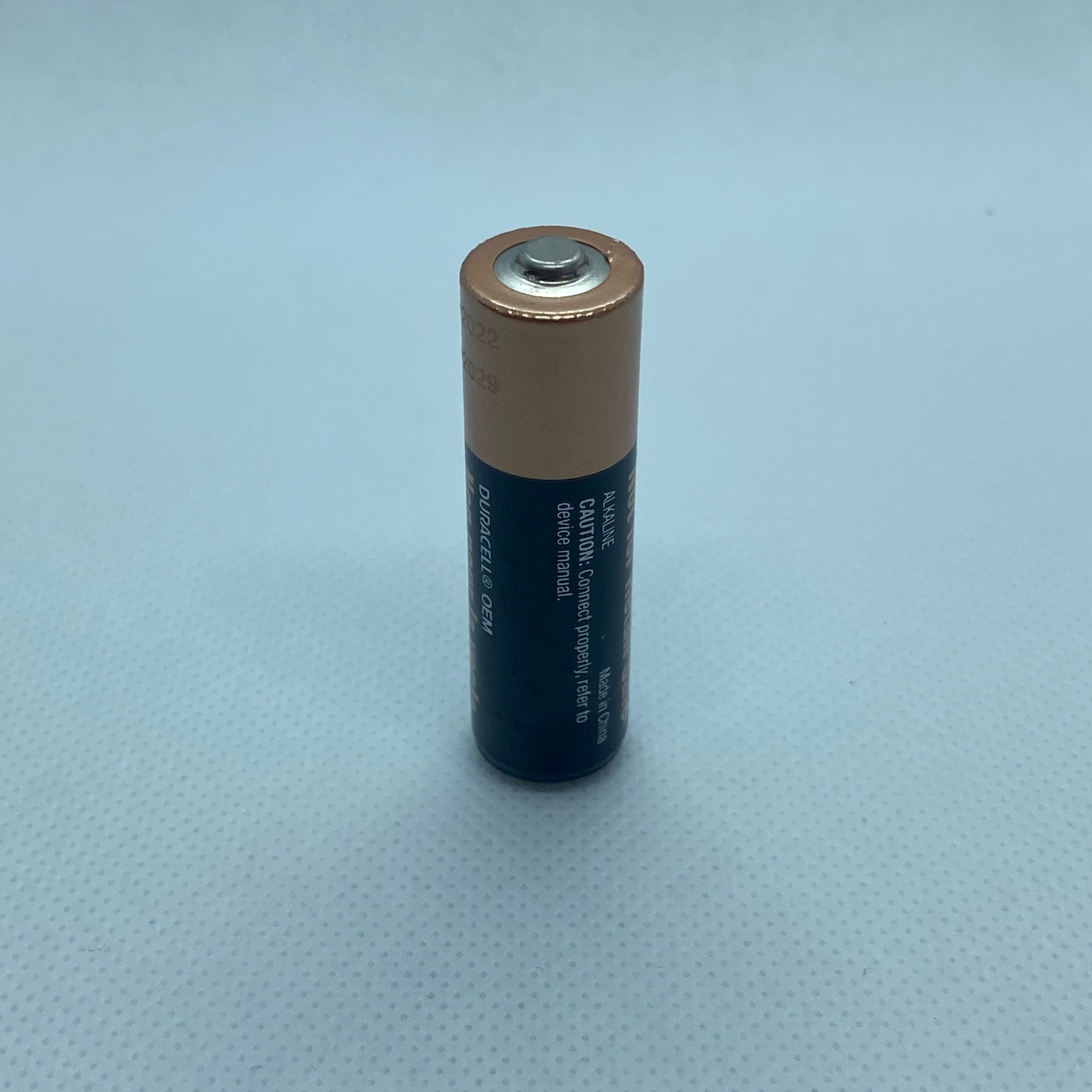 Shot of the battery from a Up-right position