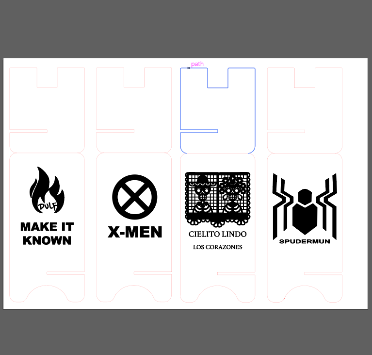 Combined file of group's phone stand design