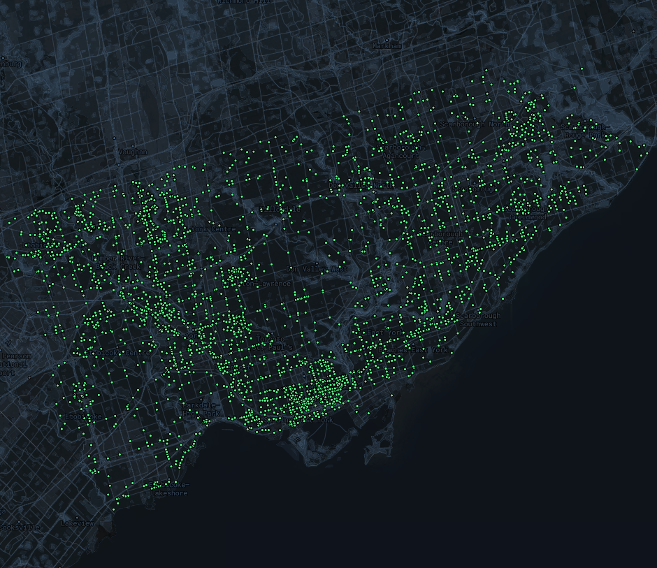 Style and data of Toronto Crime